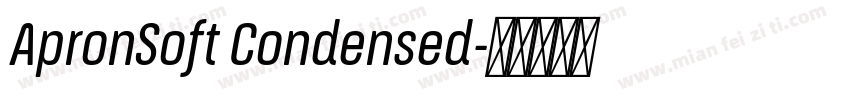 ApronSoft Condensed字体转换